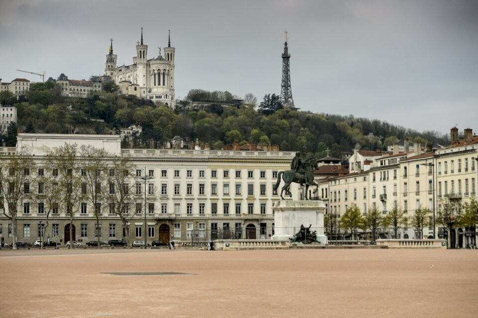 Place Bellecour à Lyon