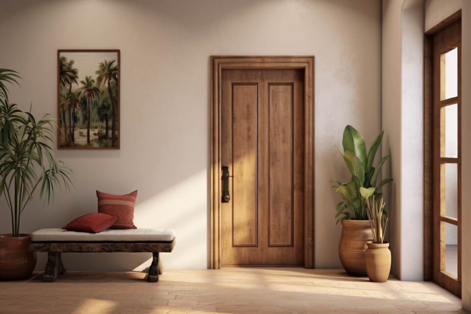 Réalisation artisanale de portes en bois